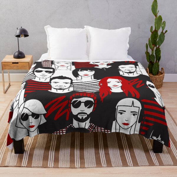 Item preview, People in a Crowd Seamless Pattern designed and sold by The Masked Designer.