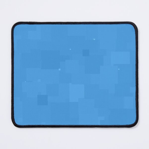 Artikelvorschau, Azurblauer quadratischer Pixelfarbakzent entworfen und verkauft von SaraValor.