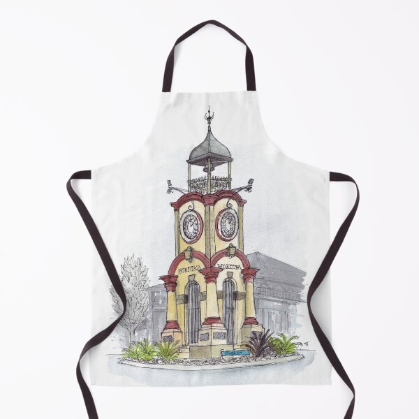 Item preview, Hokitika Clocktower Watercolour designed and sold by Tom Napper Design.