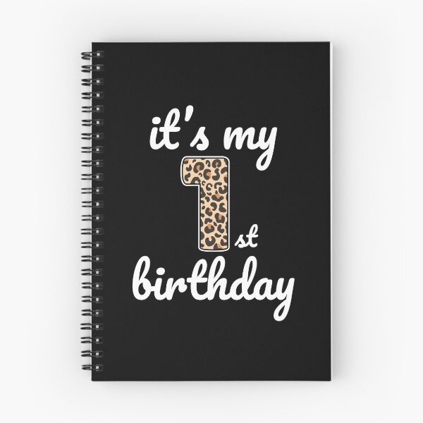 Item preview, Its my birthday, 1st Birthday Leopard Print, Kid Leopard 1st Birthday, 1 Year Old Wild Animal, Number One Safari Zoo designed and sold by singRsong.