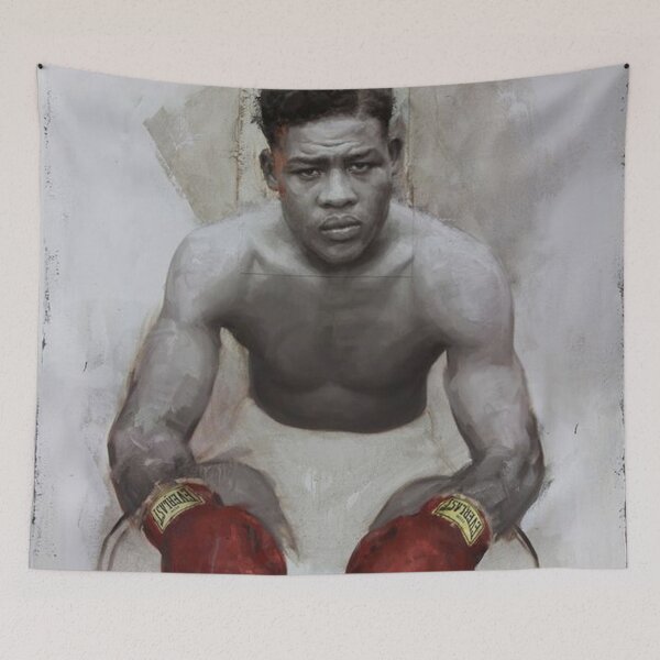 Item preview, louis boxing poster designed and sold by cablesdaniel.