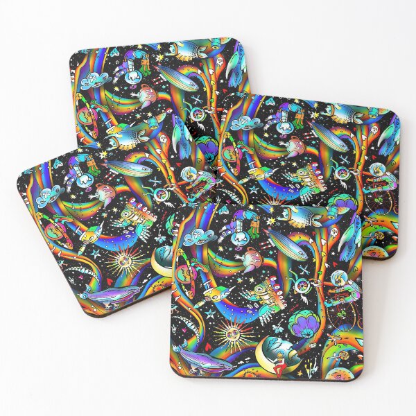 Item preview, Psychedelic Seamless Pattern designed and sold by The Masked Designer.