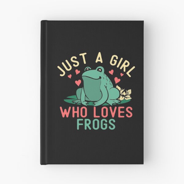 Item preview, Girl Loves Frogs Funny Frog Lover Girl Gift Cute Hearts  designed and sold by alenaz.