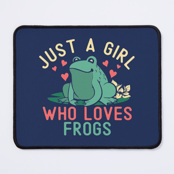 Item preview, Girl Loves Frogs Funny Frog Lover Girl Gift Cute Hearts designed and sold by alenaz.