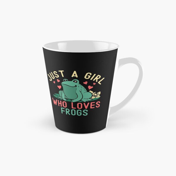 Item preview, Girl Loves Frogs Funny Frog Lover Girl Gift Cute Hearts  designed and sold by alenaz.
