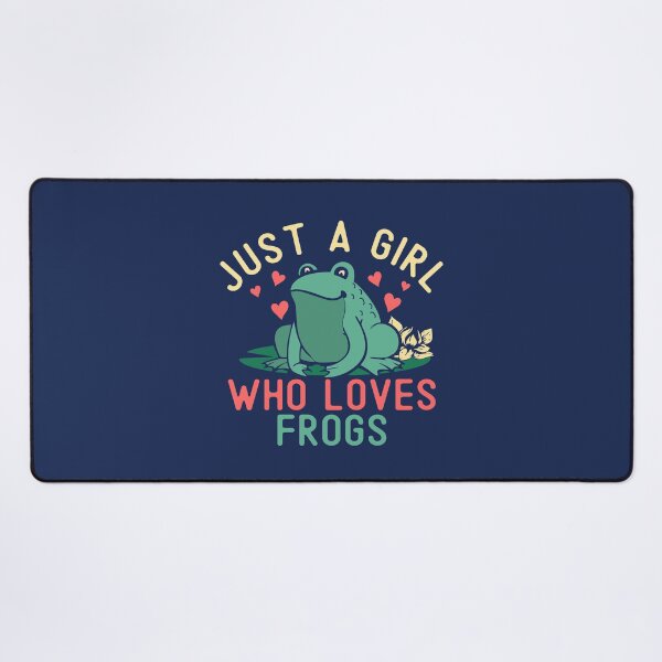 Item preview, Girl Loves Frogs Funny Frog Lover Girl Gift Cute Hearts designed and sold by alenaz.