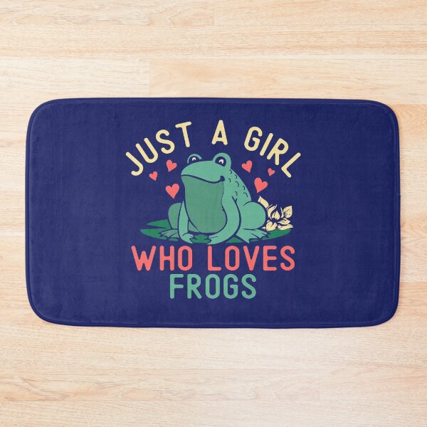Item preview, Girl Loves Frogs Funny Frog Lover Girl Gift Cute Hearts  designed and sold by alenaz.