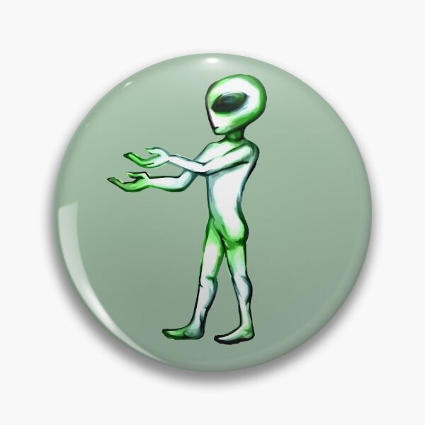Item preview, Toxic Green Gray designed and sold by Gray Alien Art.