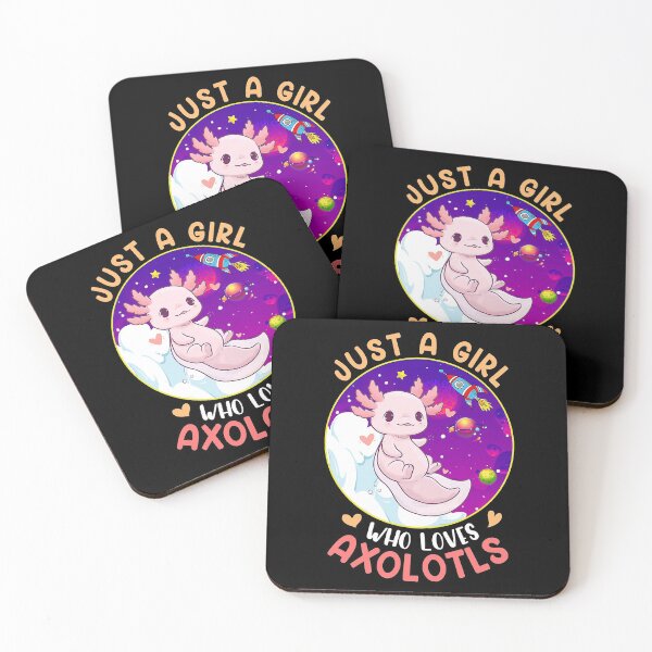 Item preview, Just a Girl Who Loves Axolotl Gift Girls Official Teenager designed and sold by TheSpottedDogAp.