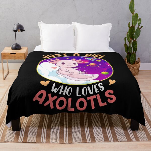 Item preview, Just a Girl Who Loves Axolotl Gift Girls Official Teenager designed and sold by TheSpottedDogAp.