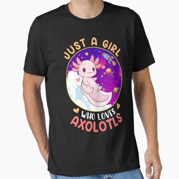 Artikel-Vorschau von Nur ein Mädchen, das Axolotl liebt Gift Girls Official Teenager, designt und verkauft von TheSpottedDogAp.