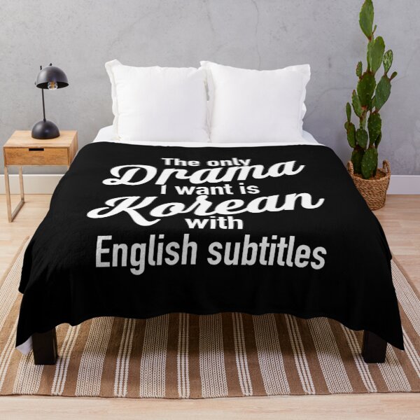 Item preview, The Only Drama I Want Is Korean With English Subtitles designed and sold by sundae-artisan.
