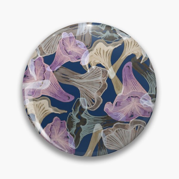 Item preview, Chantarelle Mushrooms: midnight designed and sold by AchiAchoDesign.