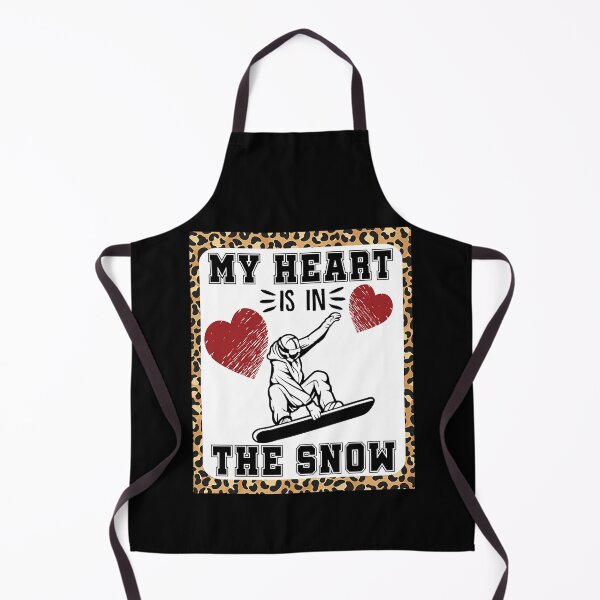 Item preview, Snowboarding Leopard Cheetah My Heart Is In The Snow designed and sold by Bruceka98.