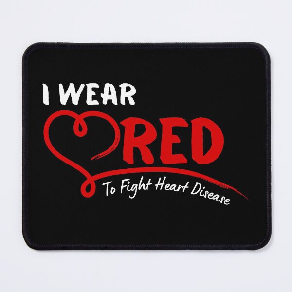 Item preview, I Wear Red Heart Disease Awareness Month designed and sold by FebsProjects.