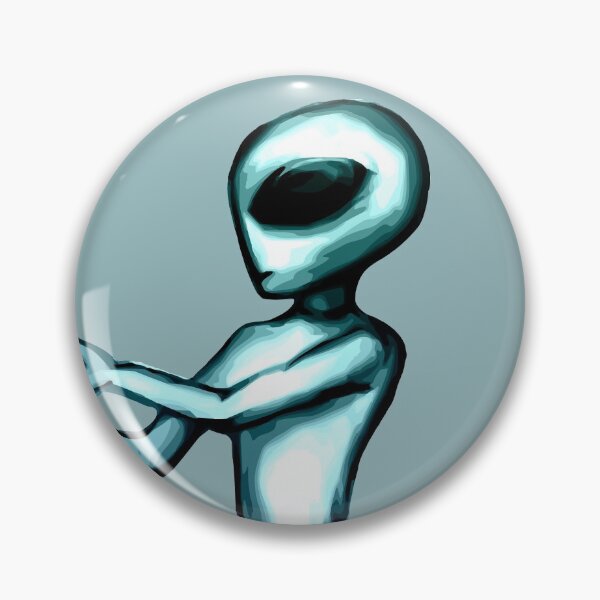 Item preview, Aqua Gray designed and sold by Gray Alien Art.