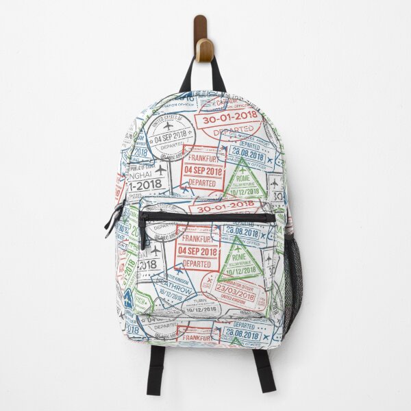 Item preview, Passport Stamp Travel visas vacation Stickers Trendy laptop Collection designed and sold by ShirtzTonight.