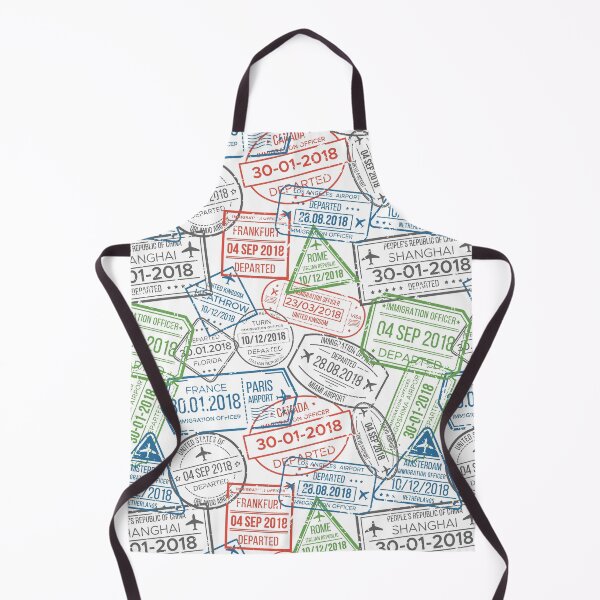 Item preview, Passport Stamp Travel visas vacation Stickers Trendy laptop Collection designed and sold by ShirtzTonight.
