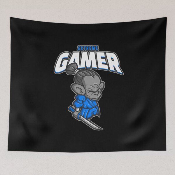 Item preview, Extreme Gamer with Monkey Ninja designed and sold by PRIVARSHU.