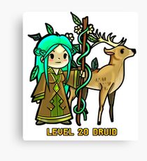 Level 20 Druid Canvas Print