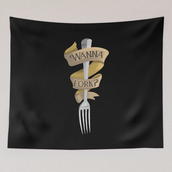 Item preview, Wanna Fork | Cute Valentines Day | Funny Valentines Day designed and sold by DrawingBoard.