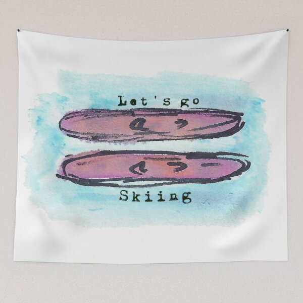 Item preview, Let's go skiing! designed and sold by Faithskinny.