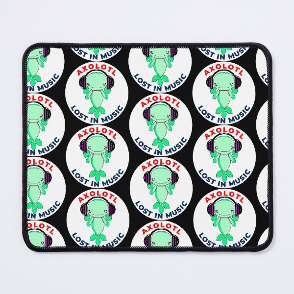 Item preview, AXOLOTL LOST IN MUSIC designed and sold by the Zarock Shop.