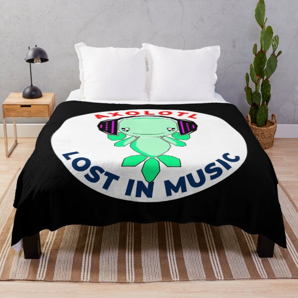 Item preview, AXOLOTL LOST IN MUSIC designed and sold by the Zarock Shop.