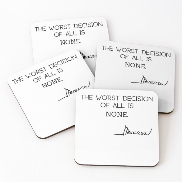 Item preview, The Worst decision-Jordan Peterson Quotes designed and sold by jordanfan.