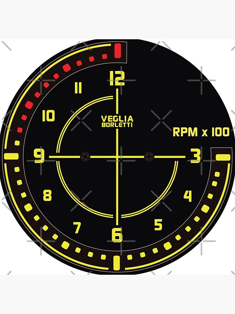 Lancia Delta Tachometer Clock by AutomotiveArt