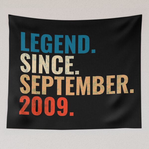 Item preview, Legend Since September 2009 Retro Vintage designed and sold by Teelogic.
