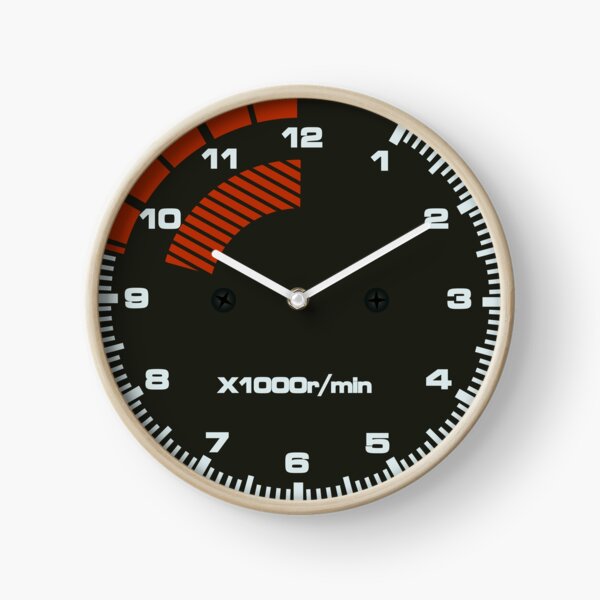 Type R Tachometer Clock Clock