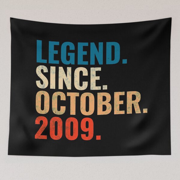 Item preview, Legend Since October 2009 Retro Vintage designed and sold by Teelogic.