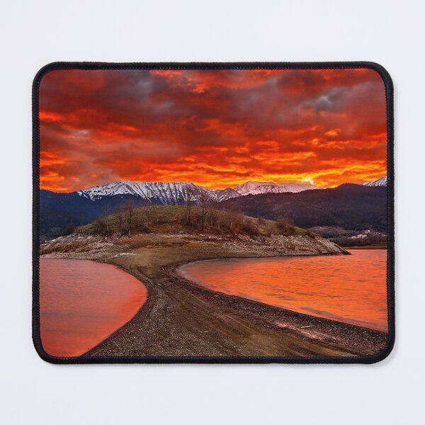 Item preview, Sunset at Plastiras lake designed and sold by Hercules Milas.