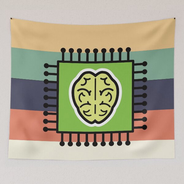 Item preview, One Brain Cell With Colorful Background designed and sold by FridPix.
