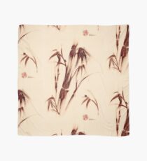 Old Friends - Sumie Ladybug & Bamboo Painting Scarf