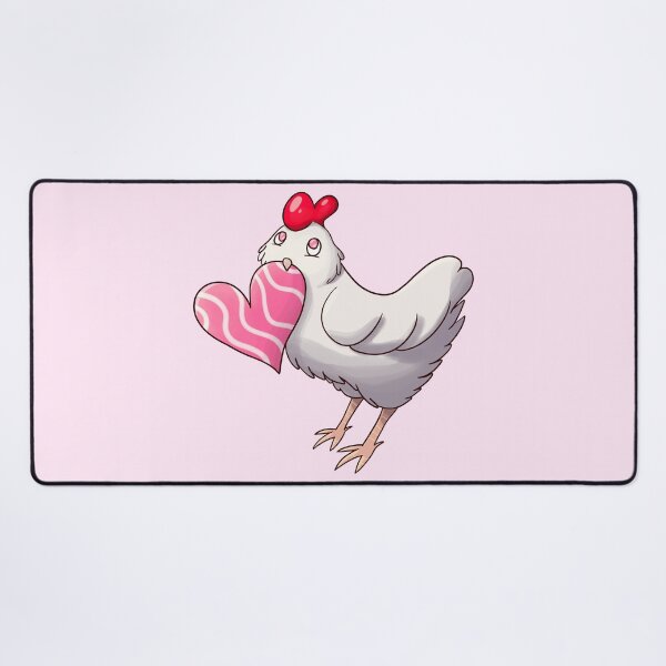 Item preview, Don't Be a Chicken, Gimme Your Heart! (Pink) designed and sold by MangoFaceDesign.