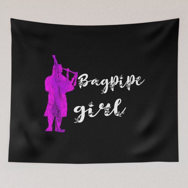 Item preview, Bagpiper T-ShirtBagpipe Girl Bagpiping Scottish Bagpiper Music Instrument designed and sold by LeadEunice.