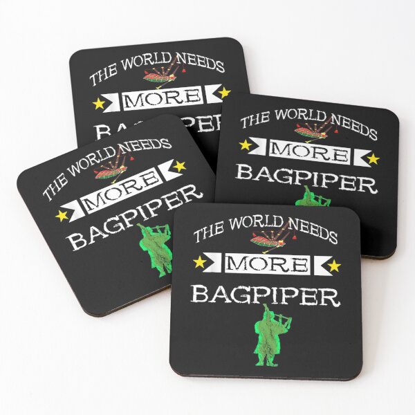 Item preview, Bagpiper T-ShirtThe World Needs More Bagpiper Bagpipe Scottish Bagpiping designed and sold by LeadEunice.