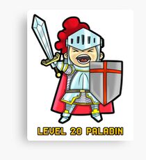 Level 20 Paladin Canvas Print