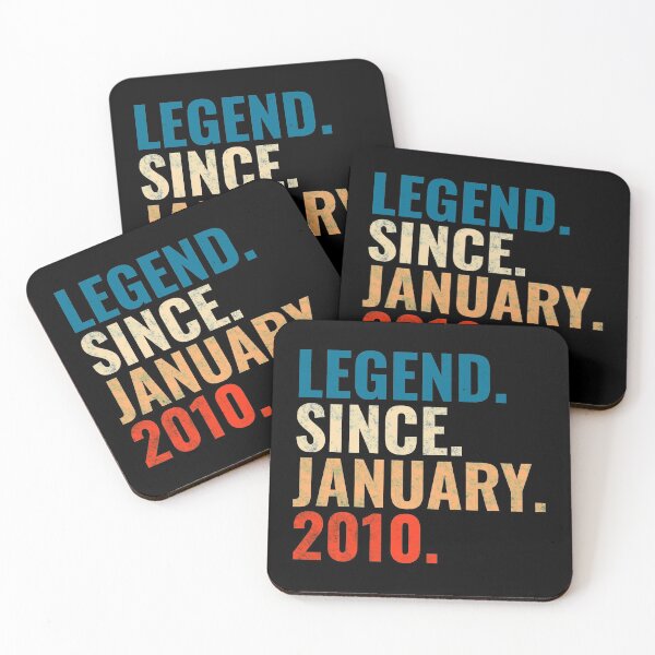 Item preview, Legend Since January 2010 Retro Vintage designed and sold by Teelogic.