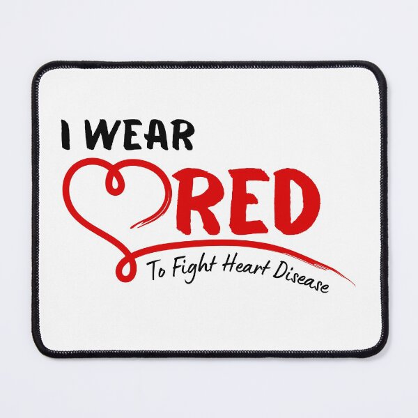 Item preview, I Wear Red Heart Disease Awareness Month designed and sold by FebsProjects.