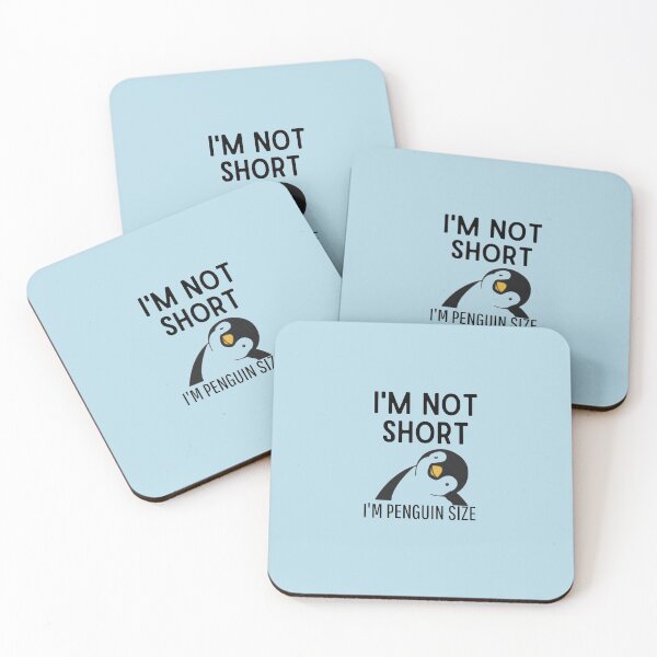 Item preview, I&x27;m Not Short I&x27;m Penguin SHIRT Sticker designed and sold by ViragMadi.