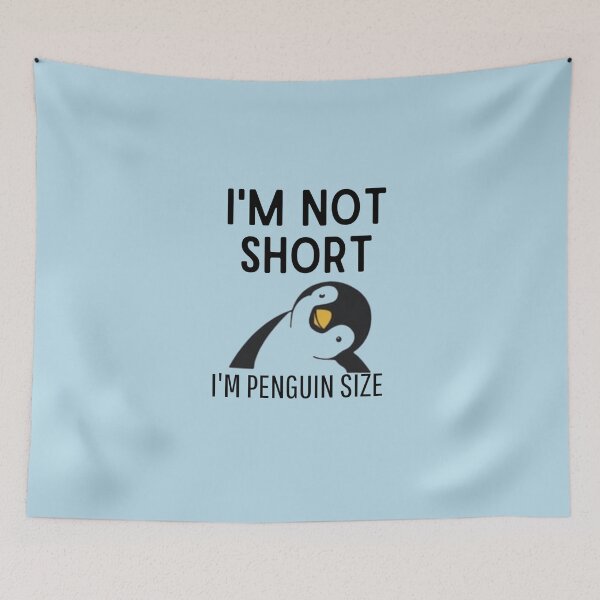 Item preview, I&x27;m Not Short I&x27;m Penguin SHIRT Sticker designed and sold by ViragMadi.