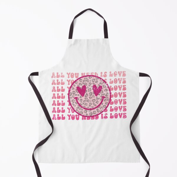Item preview, All You Neeed Is Love Leopard Smiley Face Heart Eyes Retro Valentine's Day designed and sold by piipiece.