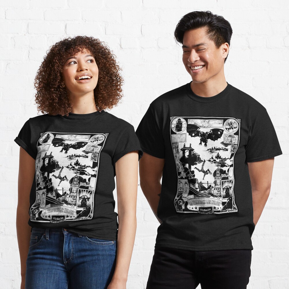 BIOSHOCK INFINITE CITY IN THE SKY bw Classic T-Shirt