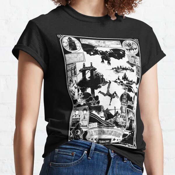 BIOSHOCK INFINITE CITY IN THE SKY bw Classic T-Shirt