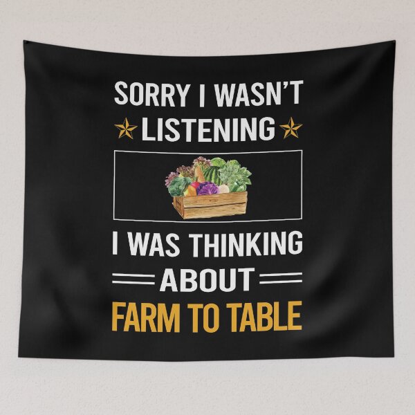 Item preview, Funny Listening Farm To Table designed and sold by fatherbarliman.
