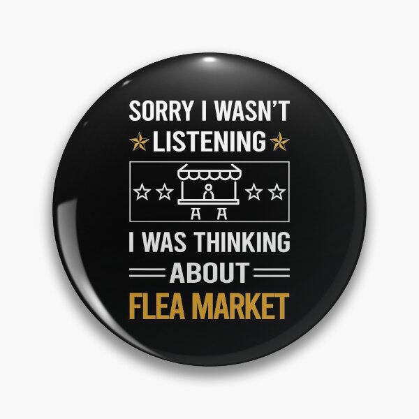 Item preview, Funny Listening Flea Market designed and sold by fatherbarliman.