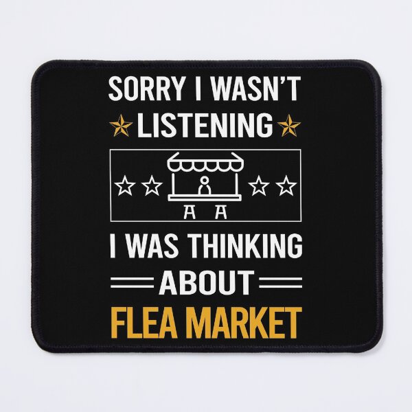 Item preview, Funny Listening Flea Market designed and sold by fatherbarliman.
